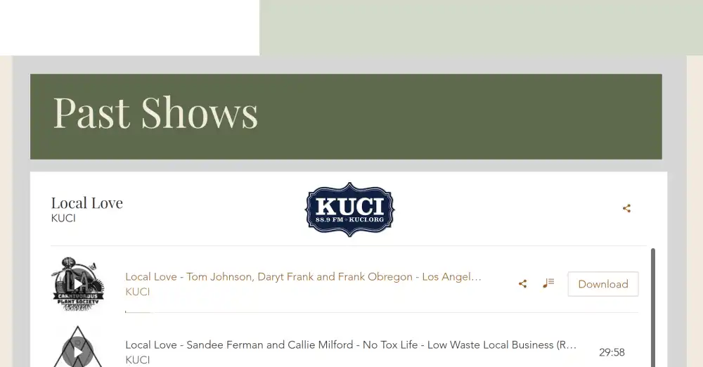 KUCI Local Love LACPS interview screenshot